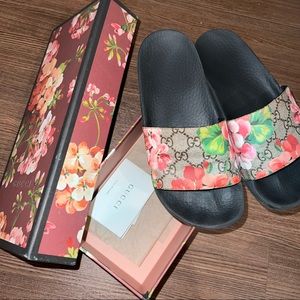 Gucci floral slide